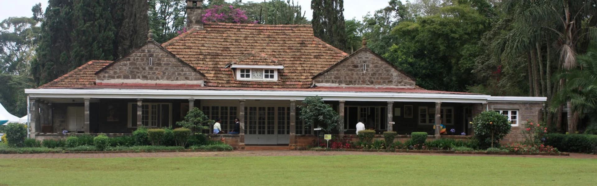 The Karen Blixen Museum house and green grounds